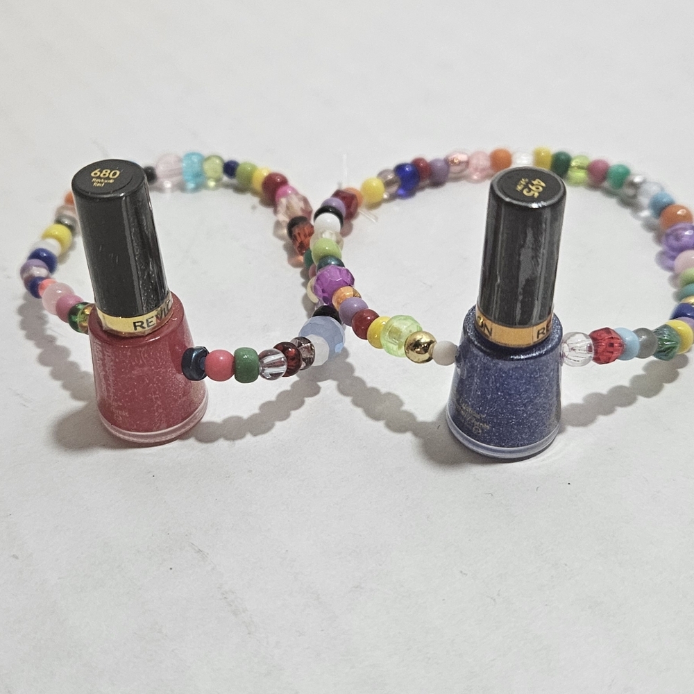 Revlon Nail Polish Bestie Beaded Bracelets